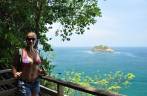 Um dos mirantes no Parque Nacional de Manuel Antonio, no litoral do Oceano Pacífico, na Costa Rica